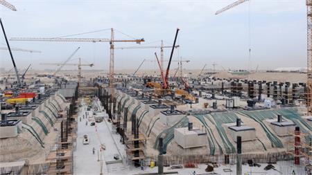 View the impressive scale of the Midfield Terminal Project